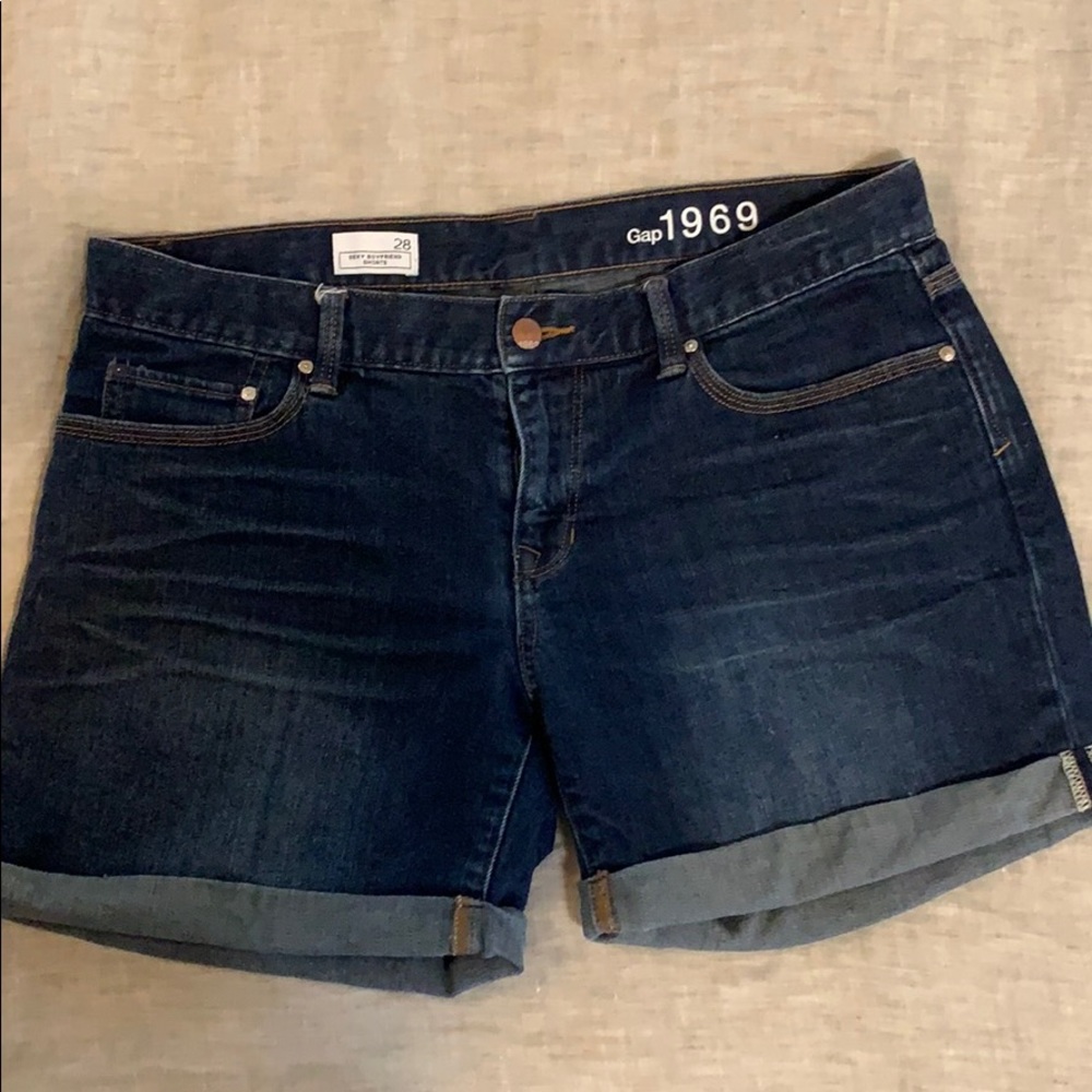 Gap boyfriend jean shorts